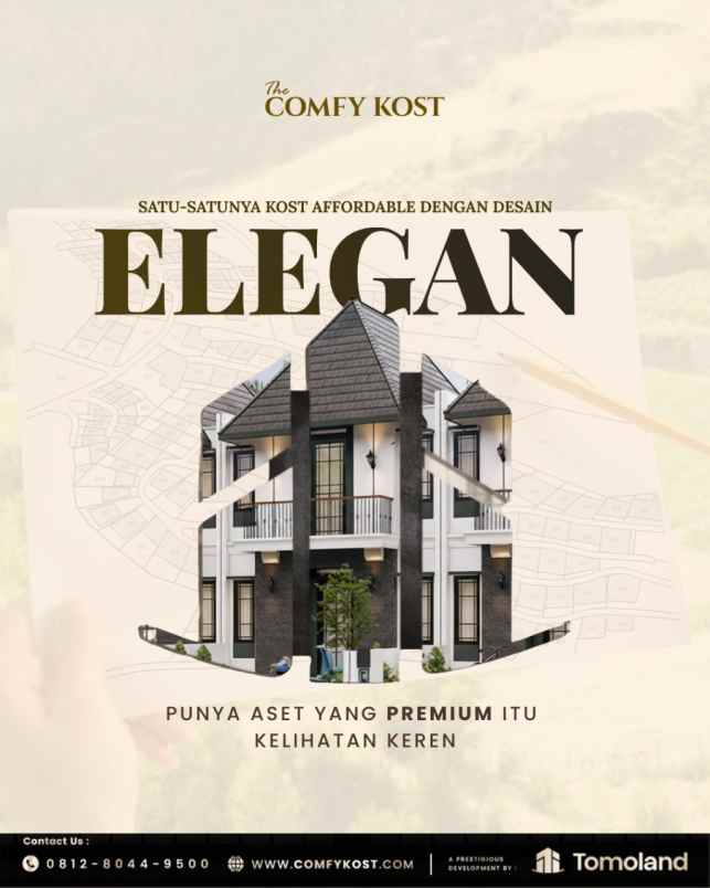 dijual kost jl simpang kyai h yusuf no