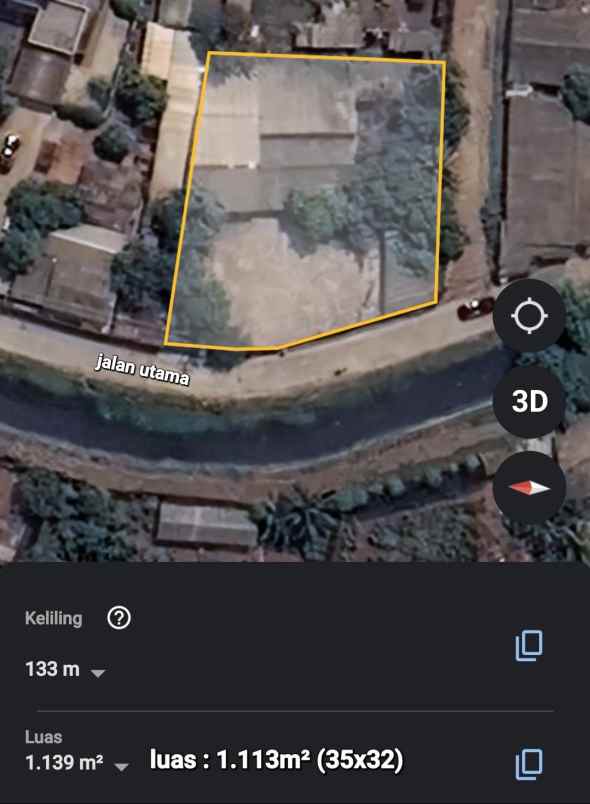 dijual ruko gudang kantor jalan raya salembaran