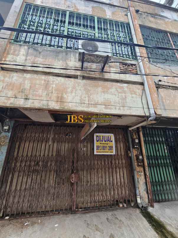 dijual ruko gudang kantor jalan sutomo baru jl seram