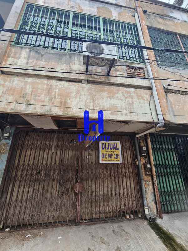 dijual ruko gudang kantor jalan sutomo baru jl seram