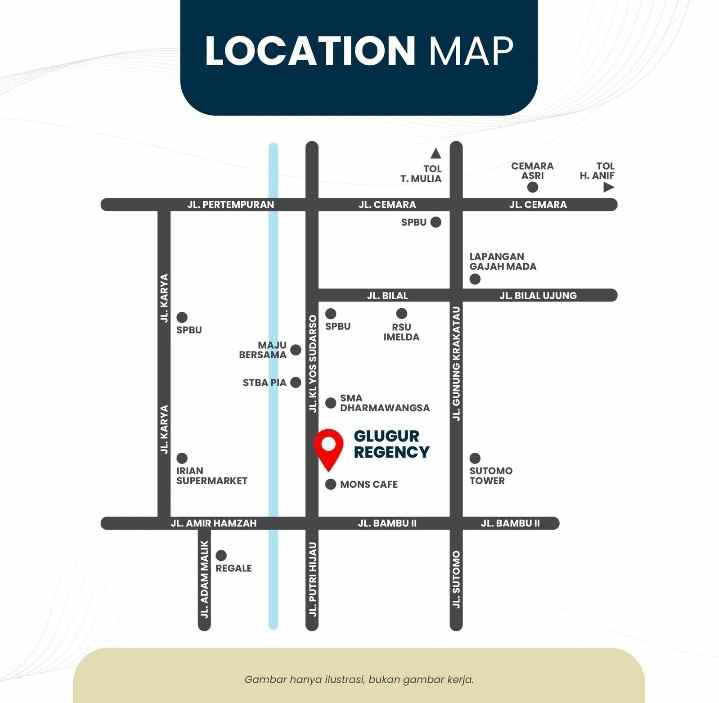 dijual ruko gudang kantor jalan yos sudarso mons