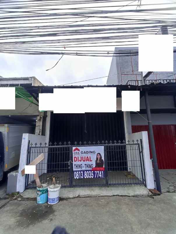 dijual ruko gudang kantor jl kramat jaya raya semper