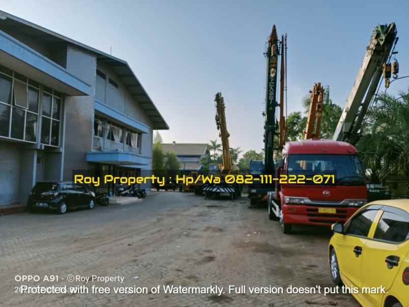 dijual ruko gudang kantor jl raya cakung cilincing