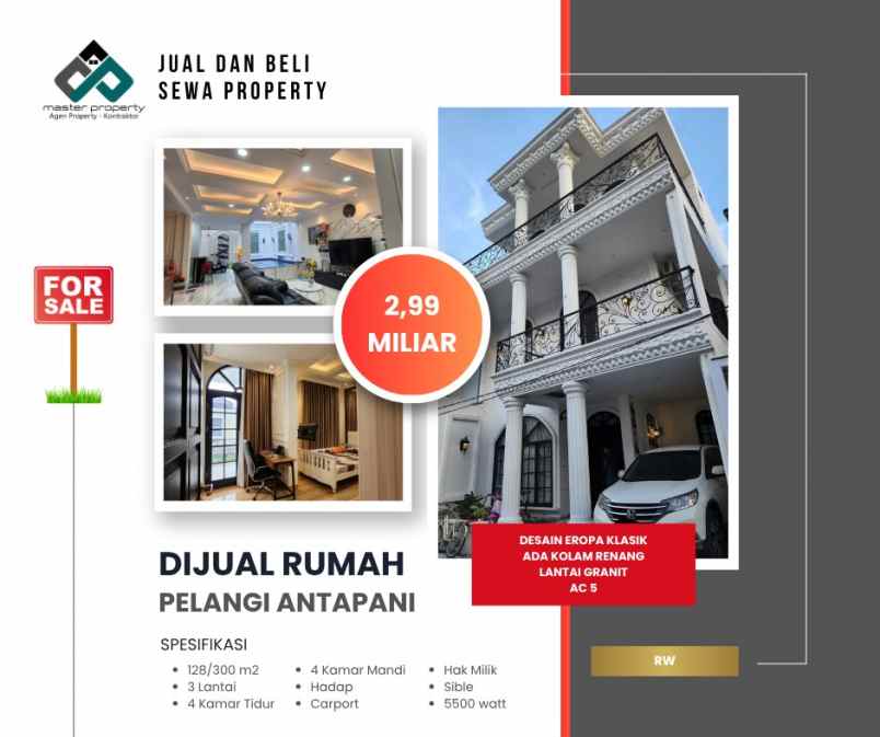 dijual rumah antapani
