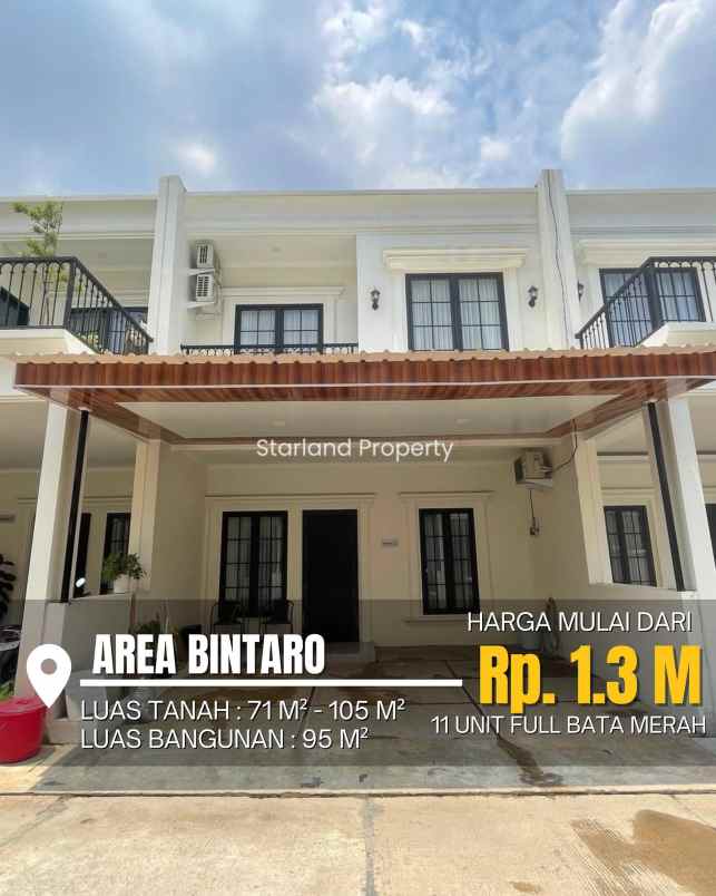 dijual rumah bintaro