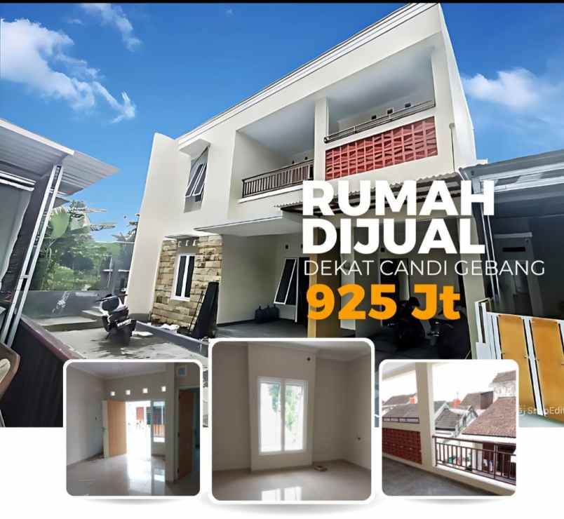 dijual rumah candi gebang