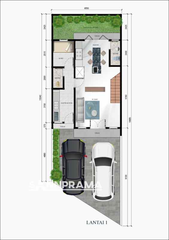 dijual rumah cilandak baru