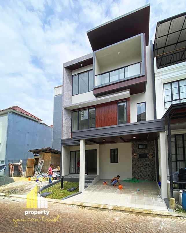 dijual rumah cluster atlanta village