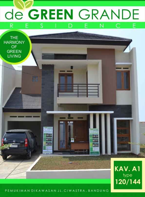 dijual rumah de green grande kel