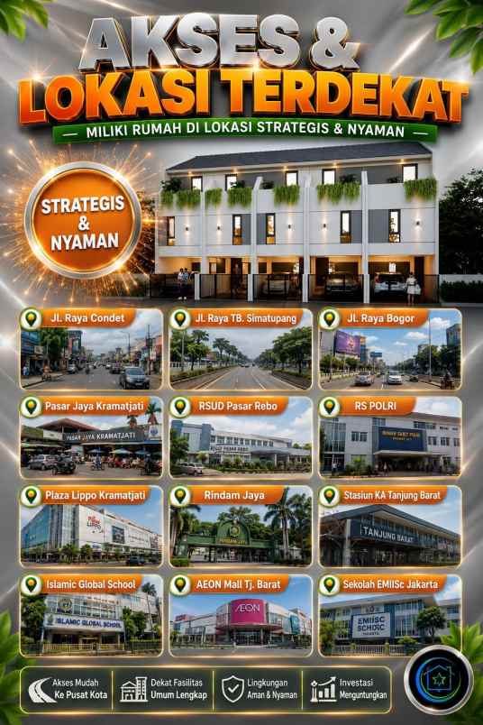 dijual rumah di condet jakarta timur 800 jutaan