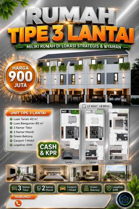 dijual rumah di condet jakarta timur 800 jutaan
