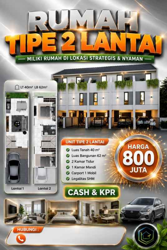 dijual rumah di condet jakarta timur 800 jutaan