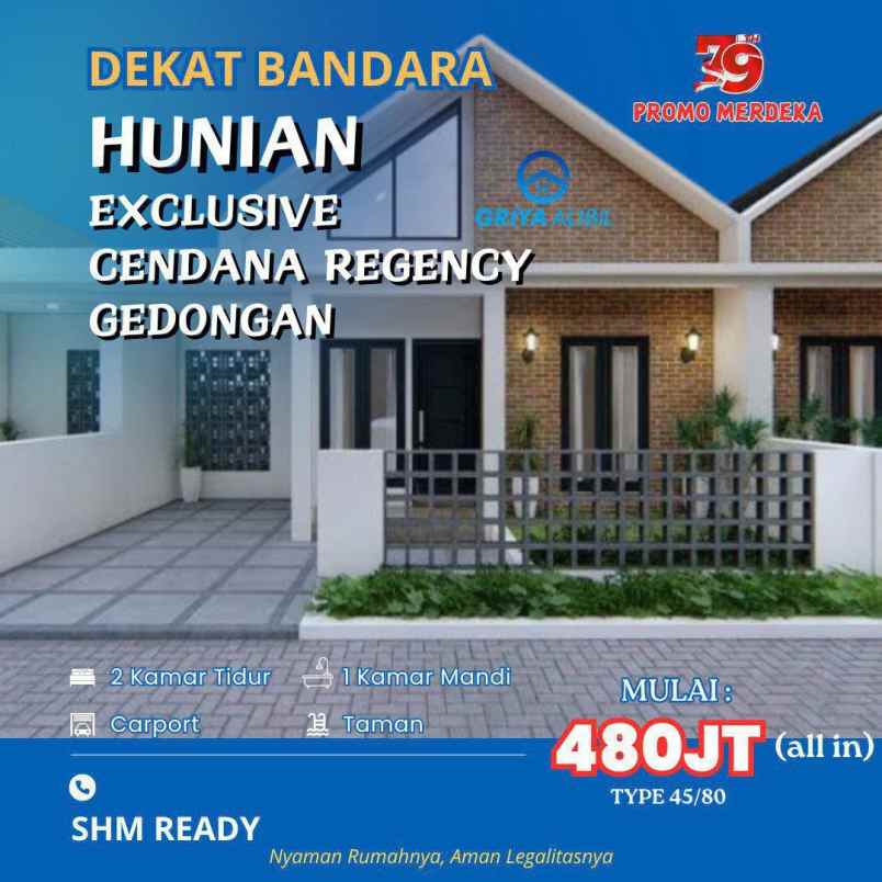 dijual rumah gedongan colomadu