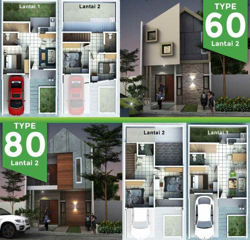 dijual rumah gs maryam residence taman