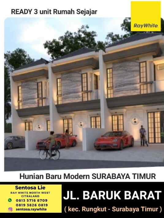 dijual rumah jalan baruk barat