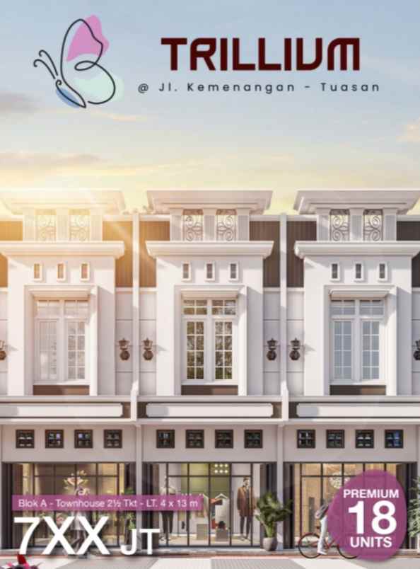 dijual rumah jalan kemenangan dekat