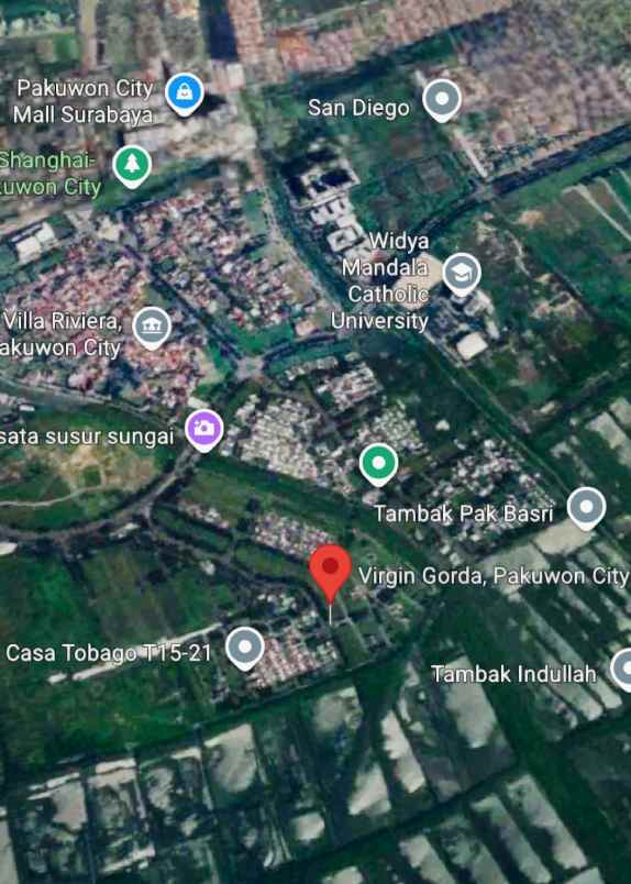 dijual rumah jalan pakuwon city