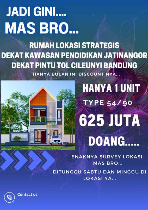 dijual rumah jl haji holili galumpit