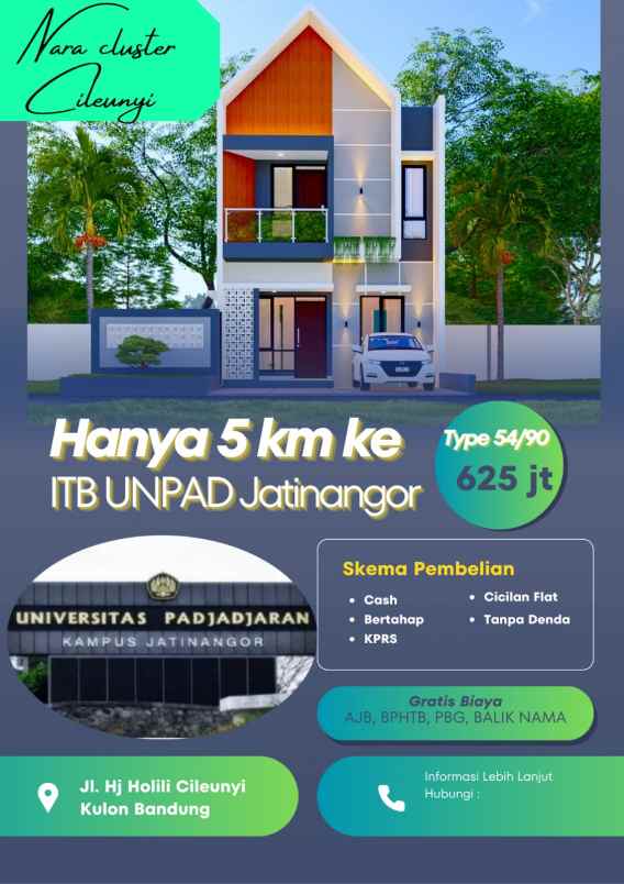 dijual rumah jl haji holili galumpit