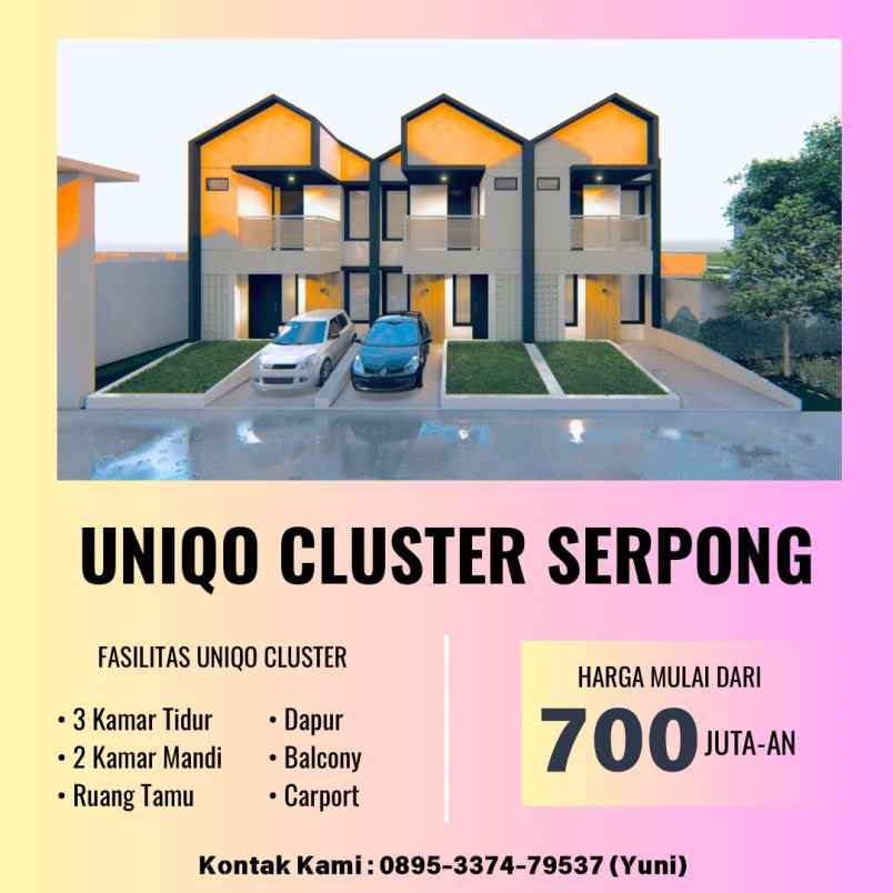 dijual rumah jl masjid buaran buaran