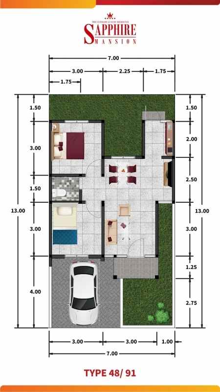 dijual rumah karangriau sokaraja