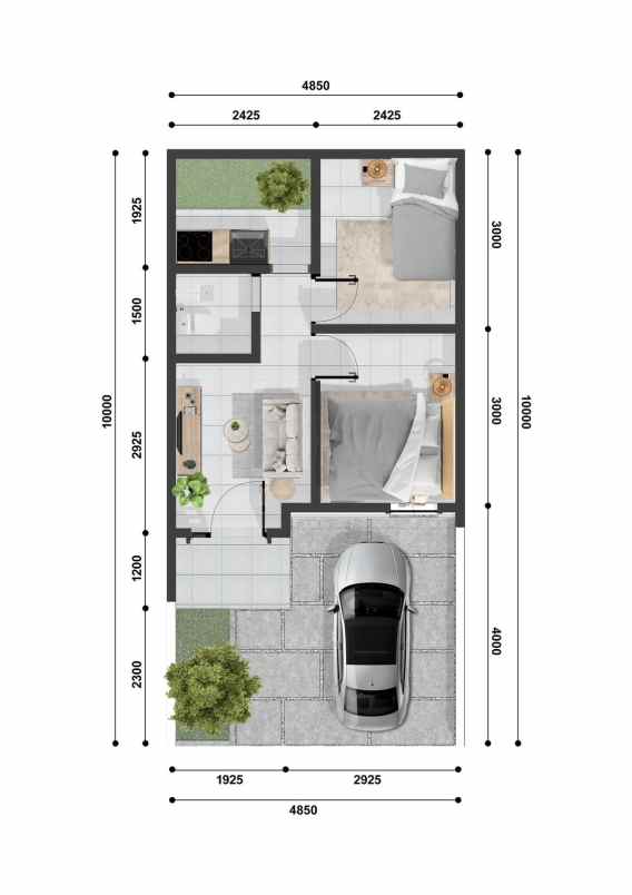 dijual rumah kebraon