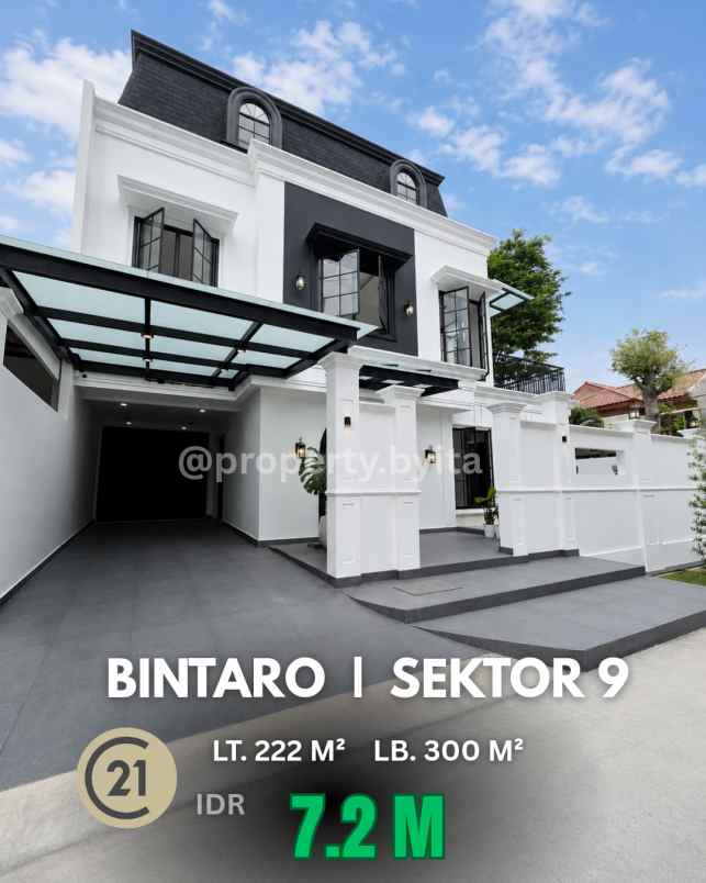 dijual rumah maleo sektor 9 bintaro