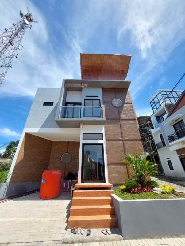 dijual rumah modern mewah 2 lantai kolmas atas cimahi