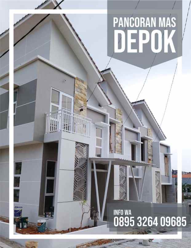 dijual rumah pancoran mas kota depok