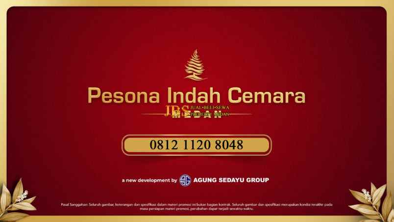 dijual rumah pesona indah cemara