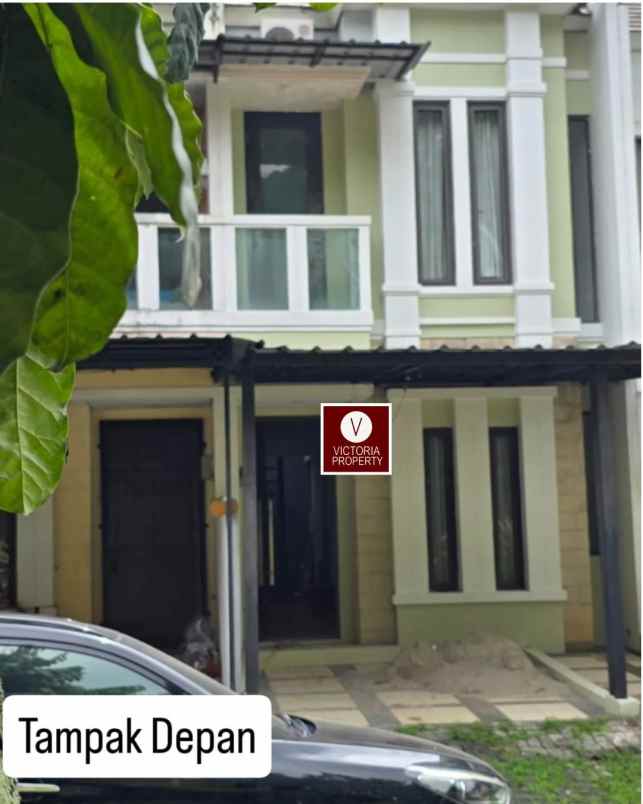 dijual rumah siap huni di citragran hadap taman