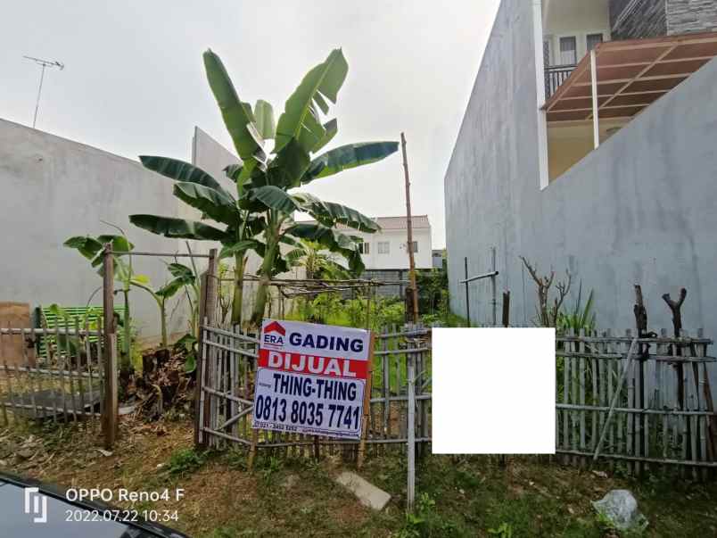 dijual tanah gading griya lestari