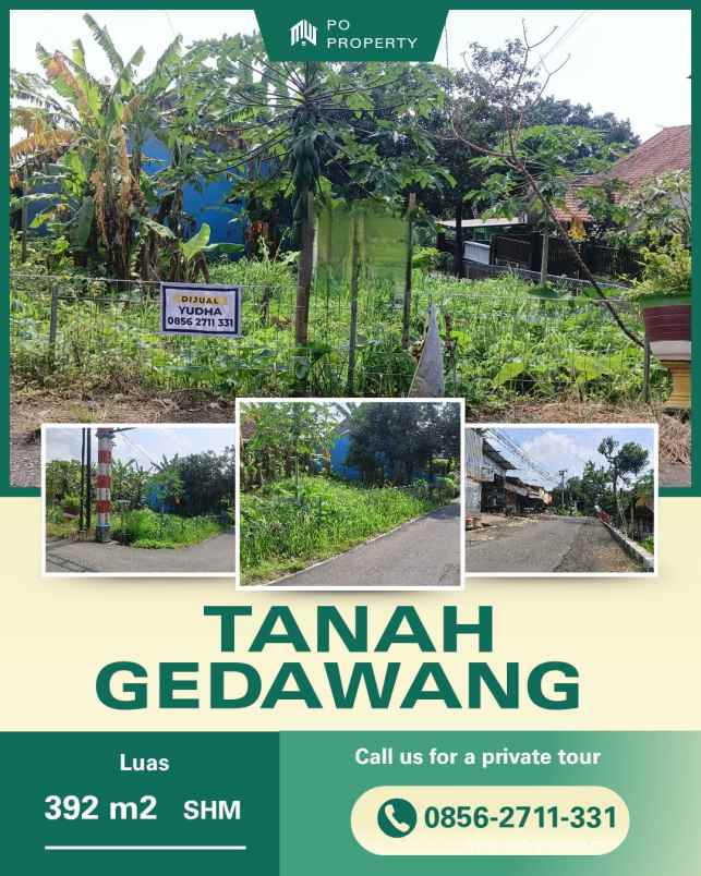 dijual tanah gedawang