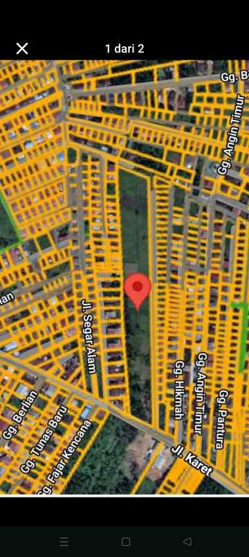 dijual tanah jalan karet