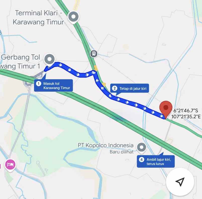 dijual tanah jalan raya klari