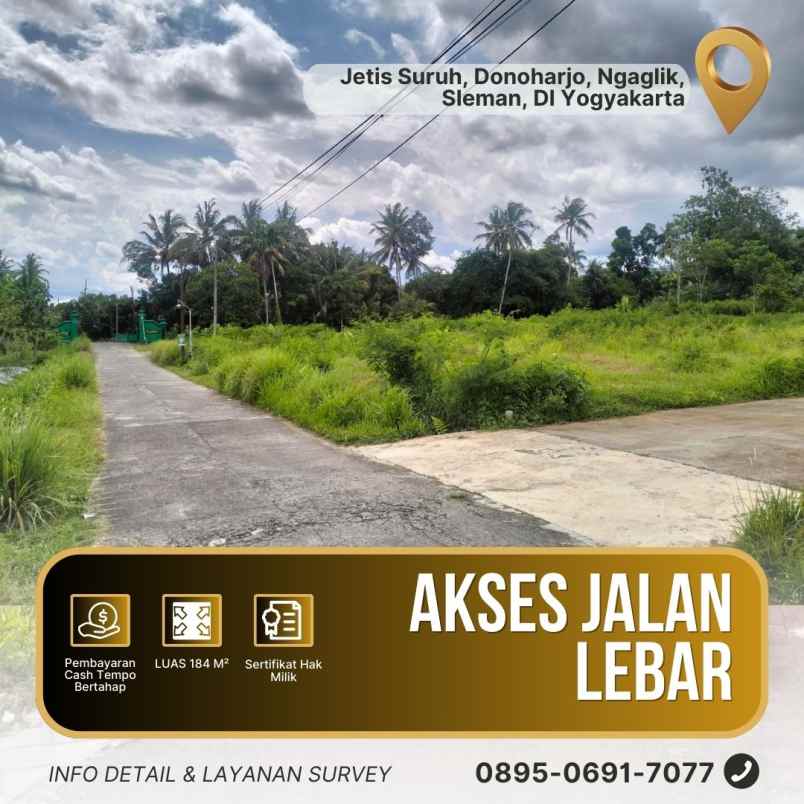 dijual tanah jetis suruh donoharjo
