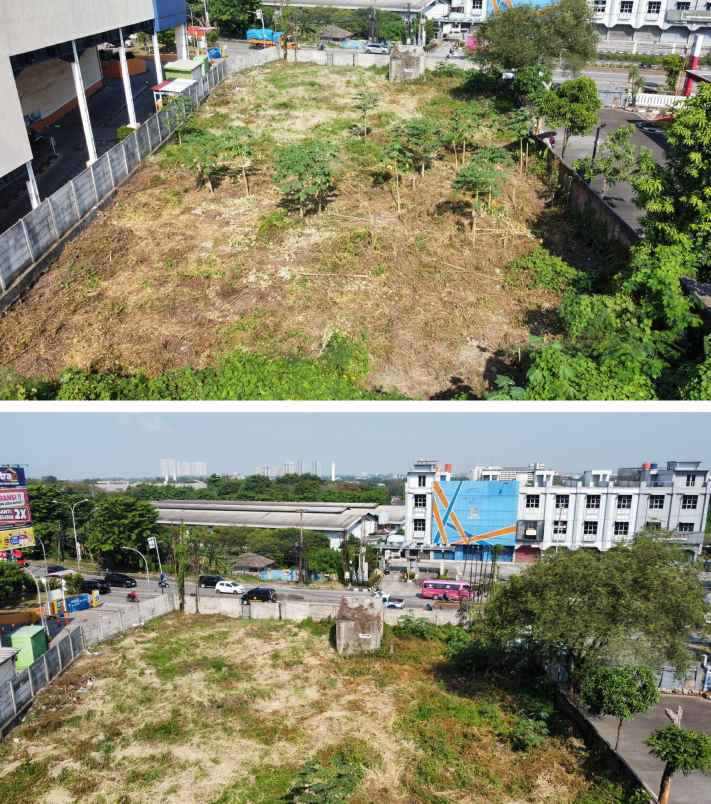 dijual tanah jl raya lippo cibarusah rt