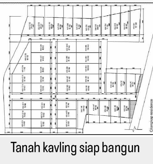 dijual tanah jl raya setu setu kec