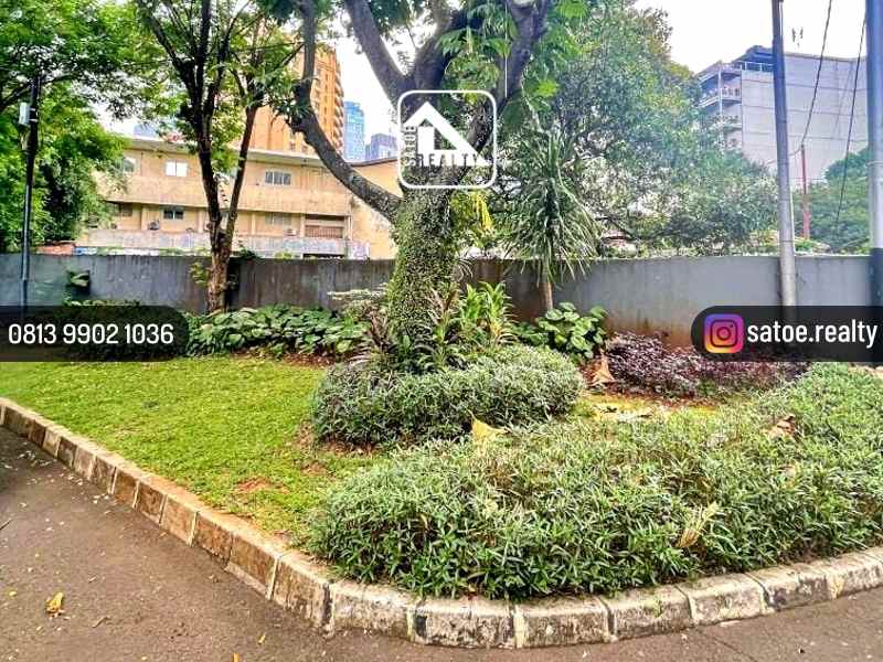 dijual tanah jl widya chandra senayan