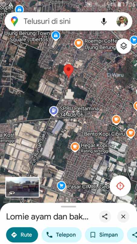 dijual tanah jln rumah sakit ujungberung