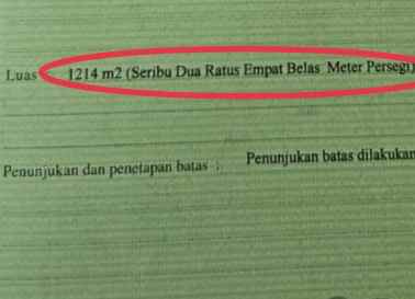 dijual tanah kebun pinggir jalan desa di randobawa