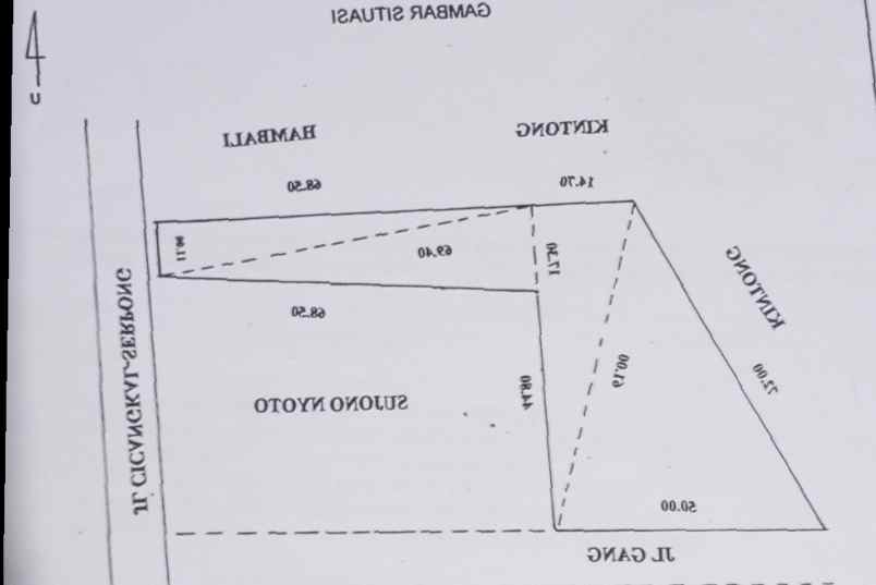 dijual tanah lt 3000 daerah cisauk tangerang