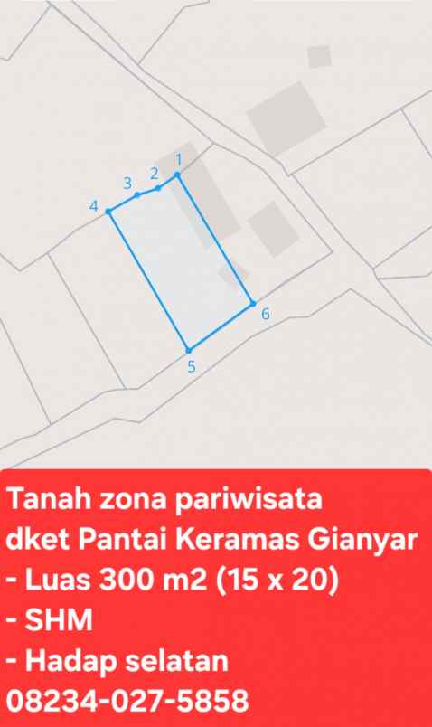 dijual tanah pantai keramas gianyar bali