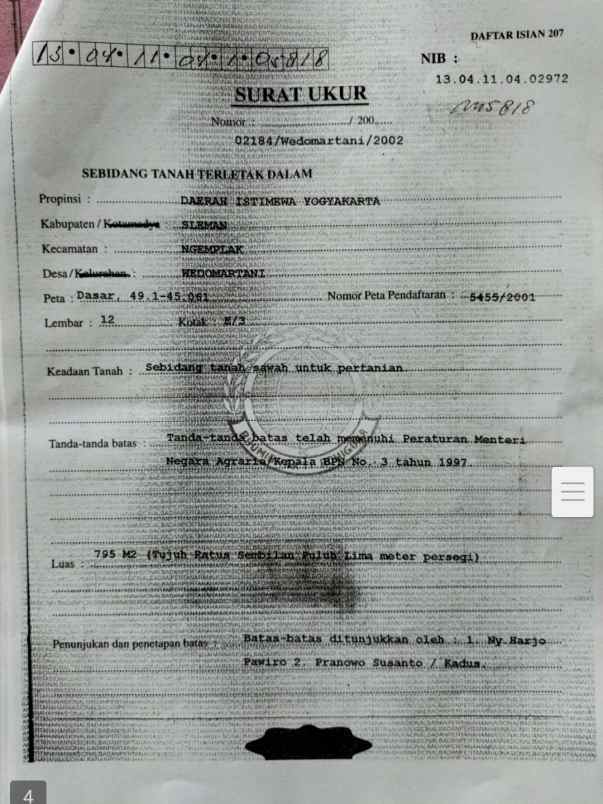 dijual tanah tonggalan wonorejo