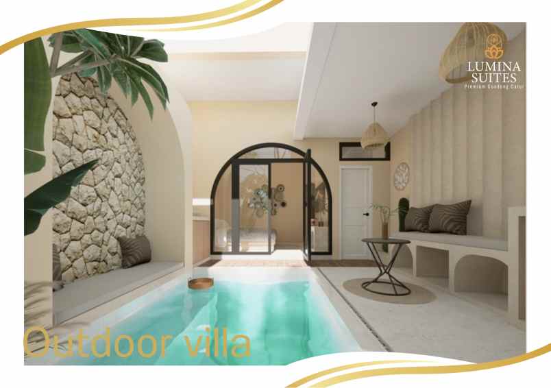 dijual unit villa lumina suites lokasi premium