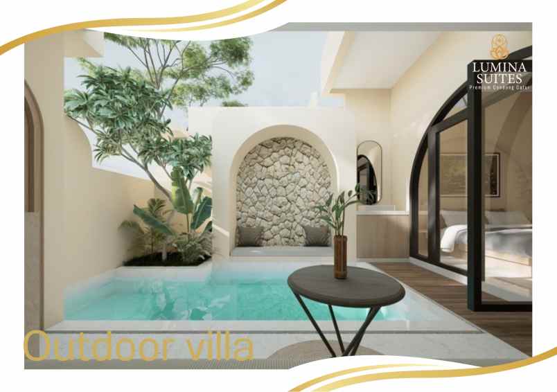 dijual unit villa lumina suites lokasi premium
