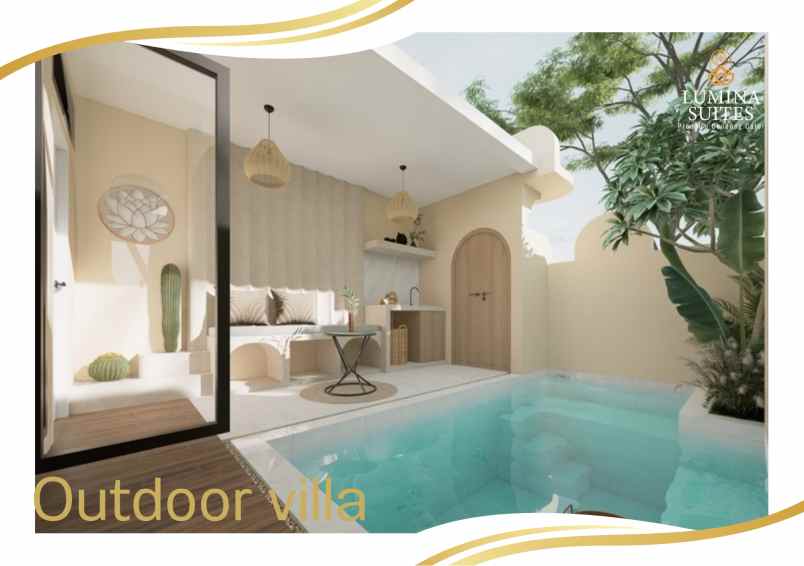 dijual unit villa lumina suites lokasi premium