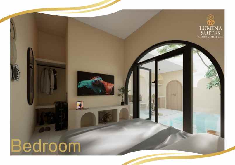dijual unit villa lumina suites lokasi premium