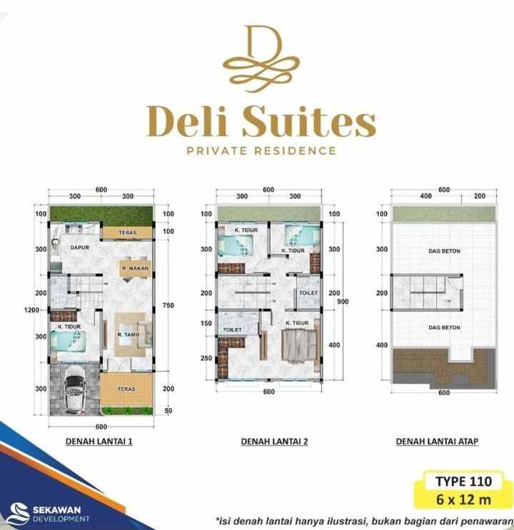 dijual villa jalan purwosari cemara