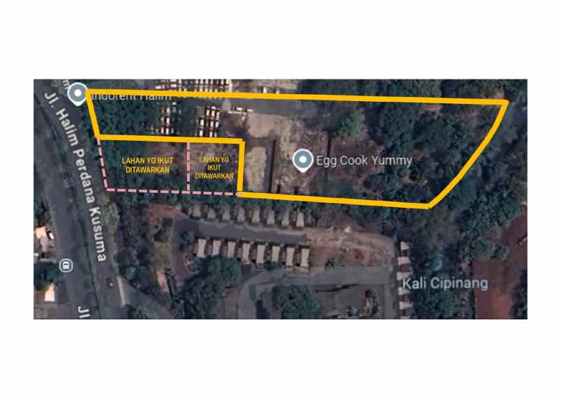 for sale tanah di halim jakarta timur